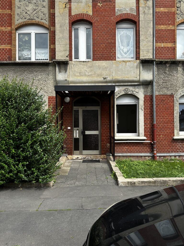 Eingangsbereich des Hauses an der Schillstraße in Kassel